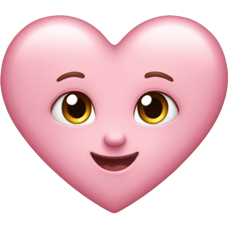 Baby pink heart emoji