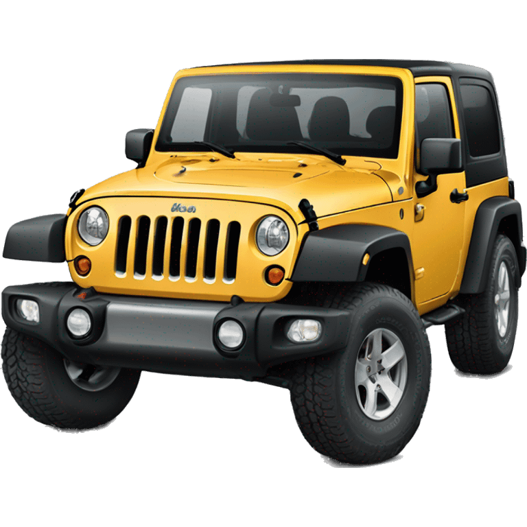 JEEP wrangler jk gobi hardtop front angle emoji