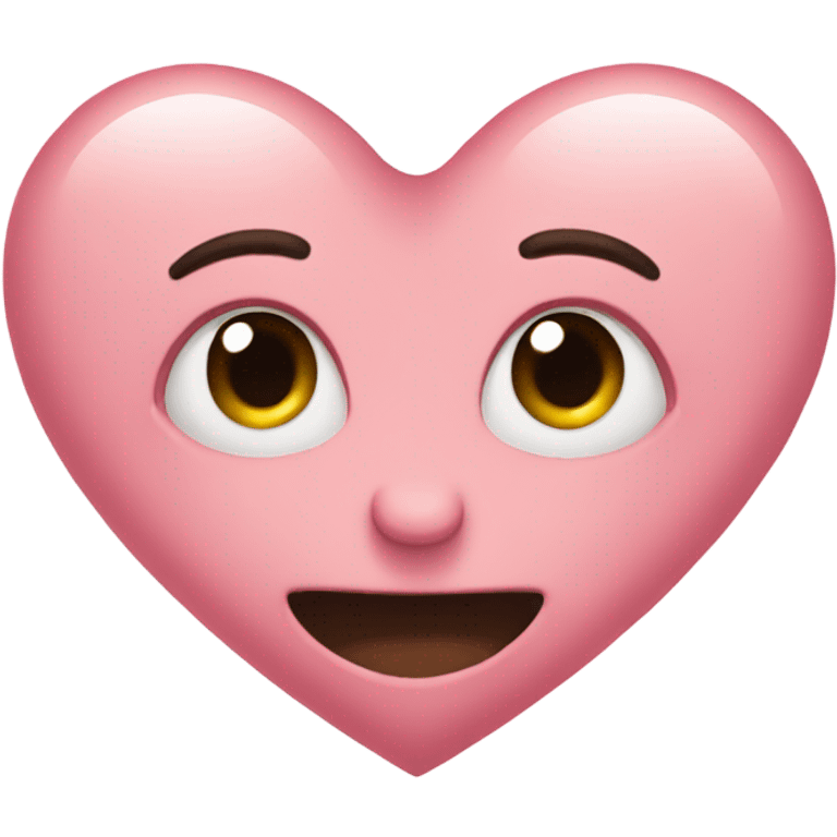 Light pink heart  emoji