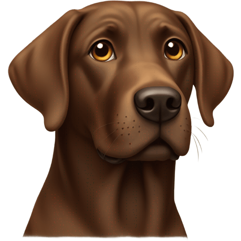 Brown lab dog emoji