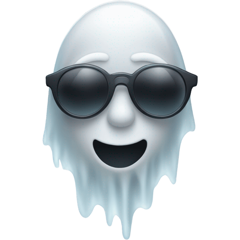 Ghost with sunglasses emoji