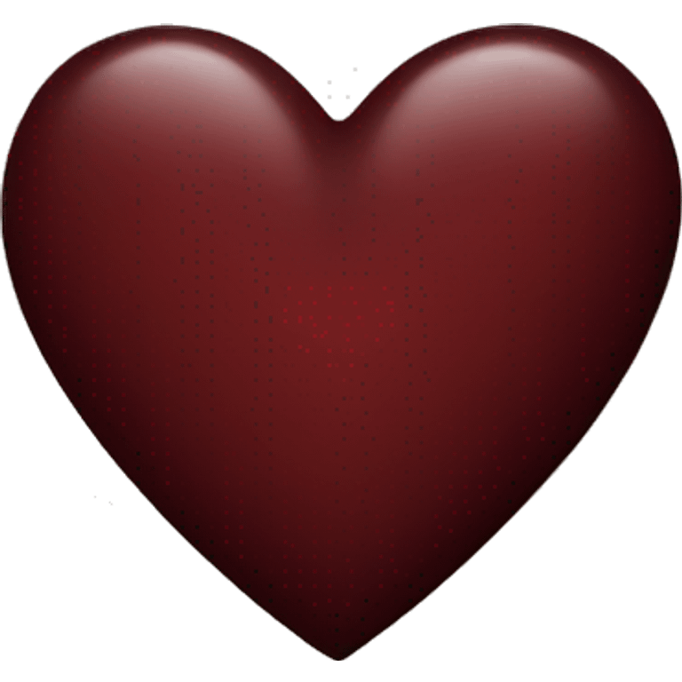 dark red heart emoji