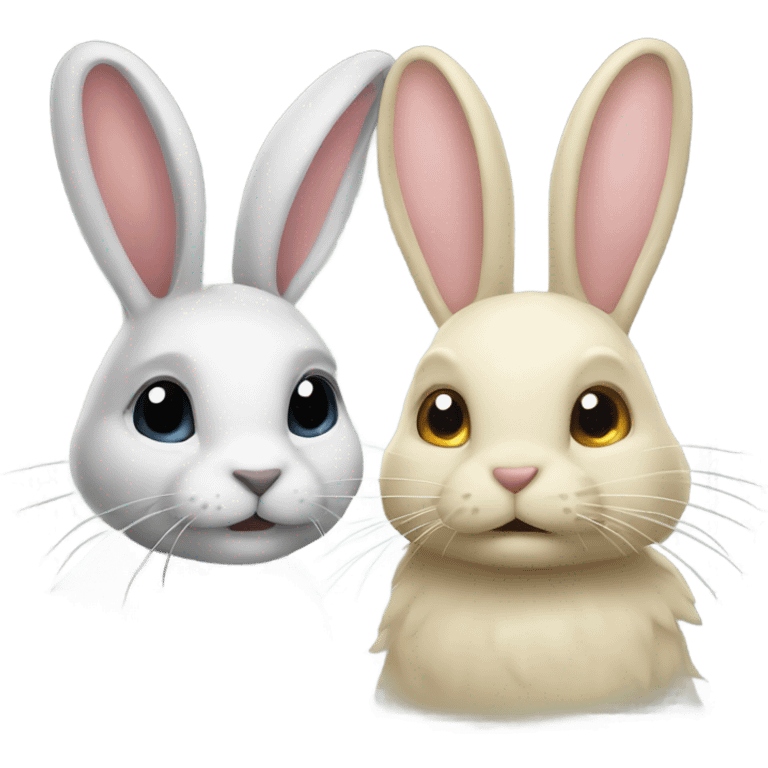 Rabit and lignting emoji