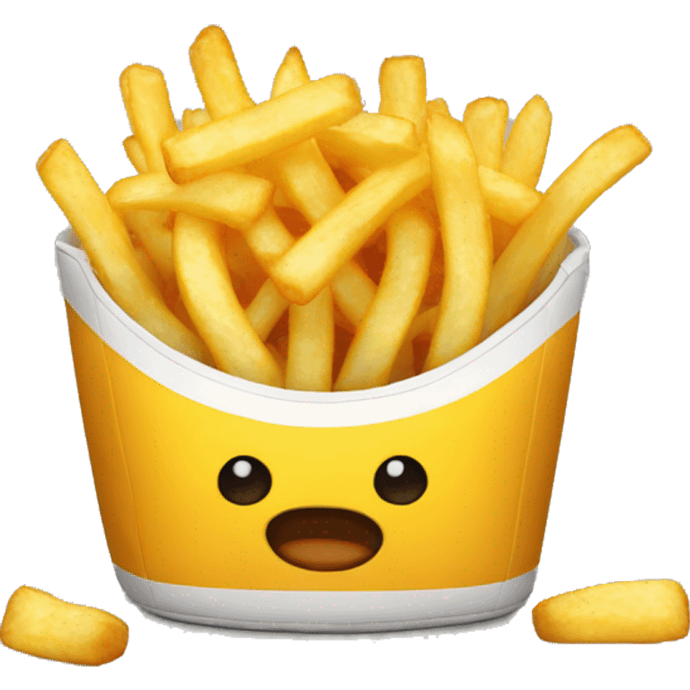 frite gonflable emoji