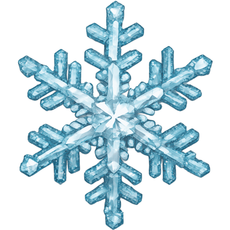 diamond encrusted snowflake emoji