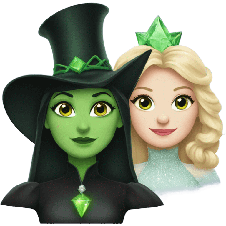 Glinda and Elphaba emoji