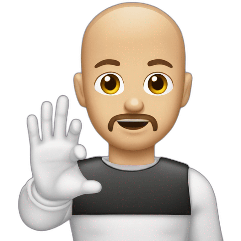 American history x with raised right hand emoji