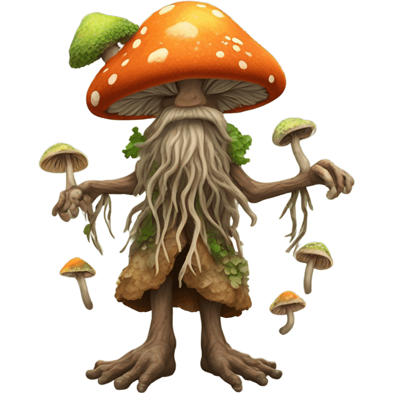 Ancestral Mushroom person emoji