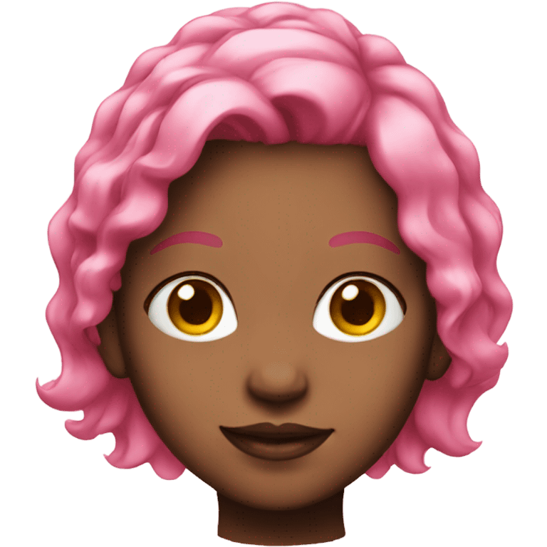 girl with pink hair emoji