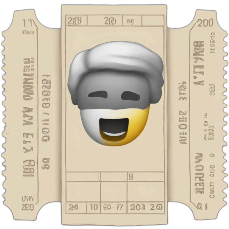 concert ticket genius emoji