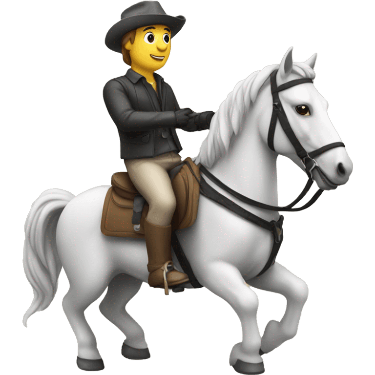 Film maker on horse  emoji