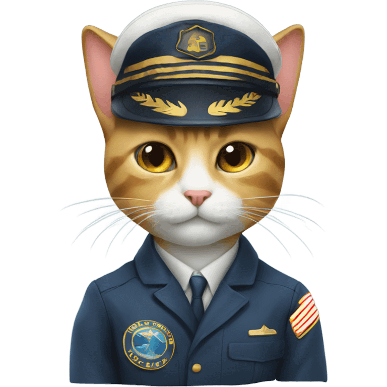 Pilot cat emoji