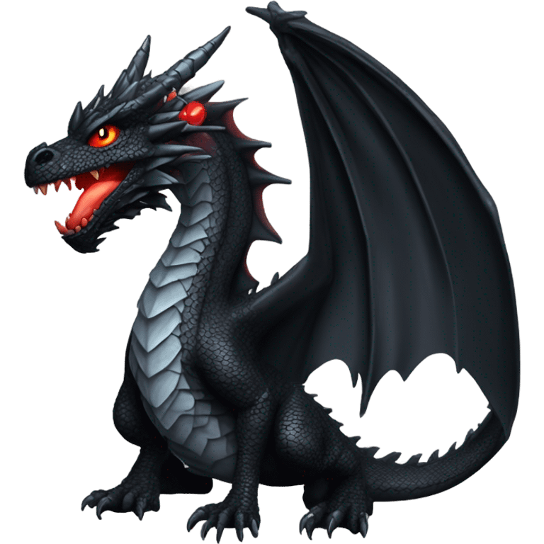 Black dragon emoji