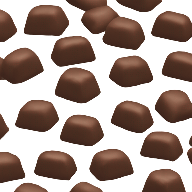 Chocolate chocolate nuggets emoji