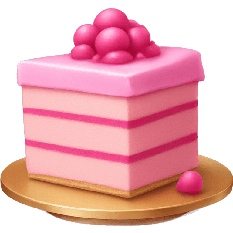 Fancy pink dessert  emoji