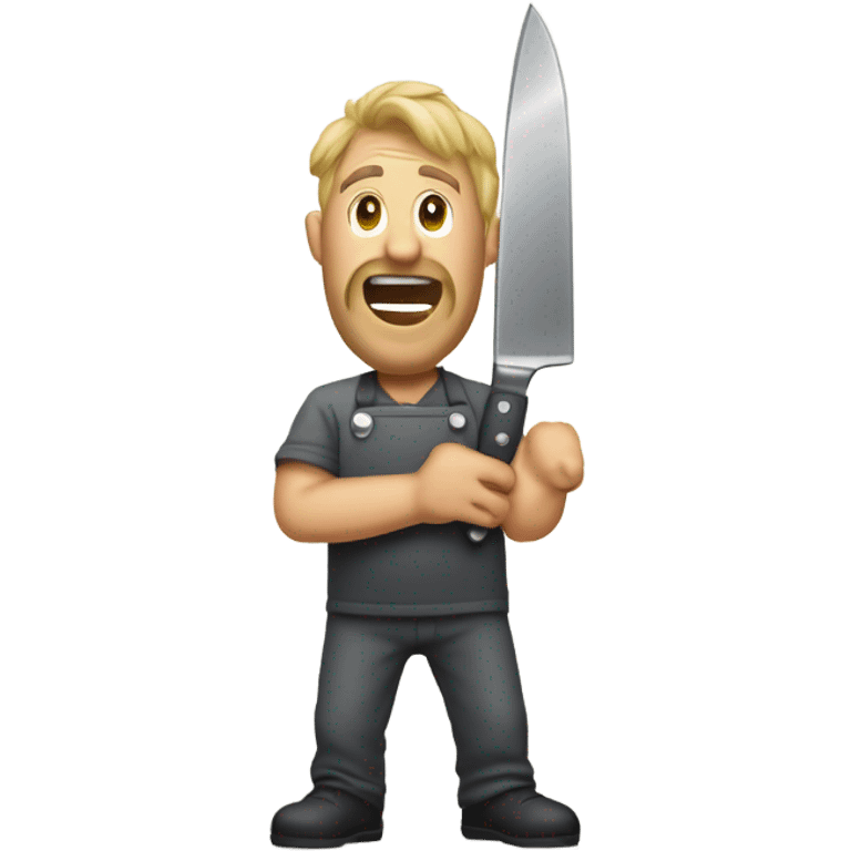 Kitchen knife sharper emoji