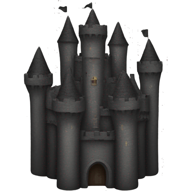 black castle emoji