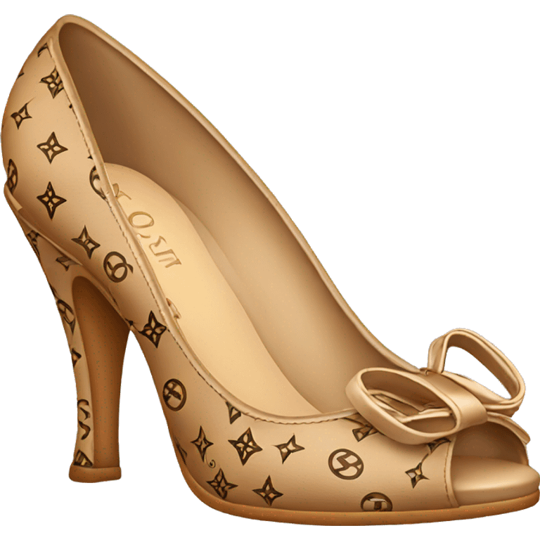 louis vuitton heels  emoji