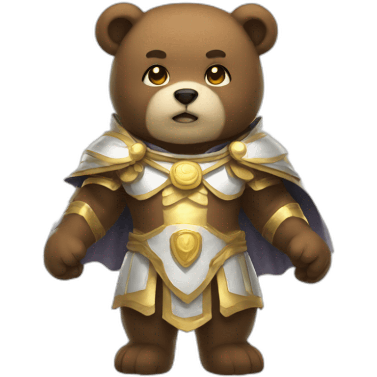 Heavenly bear of power emoji