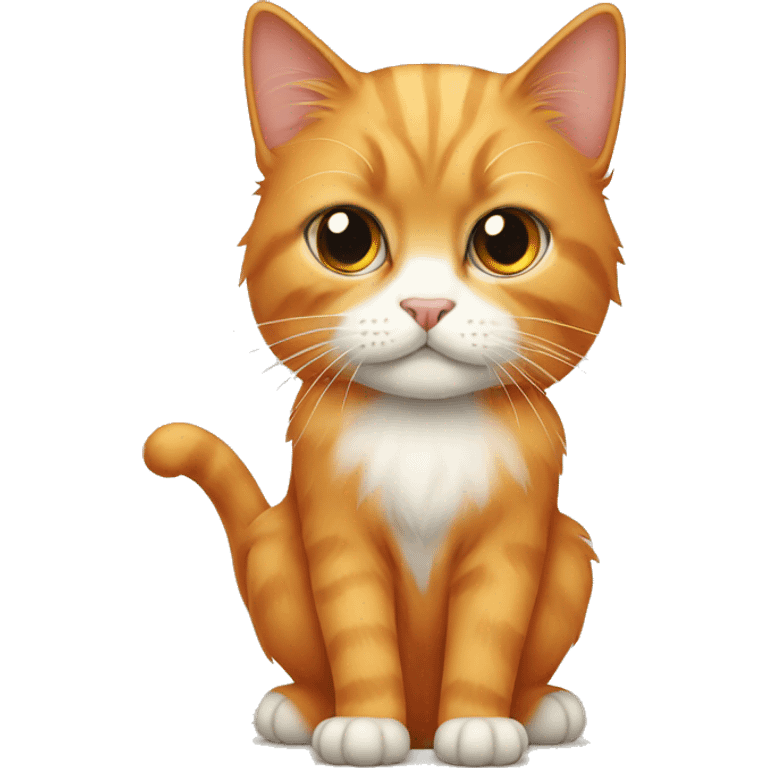 Persian Orange cat emoji