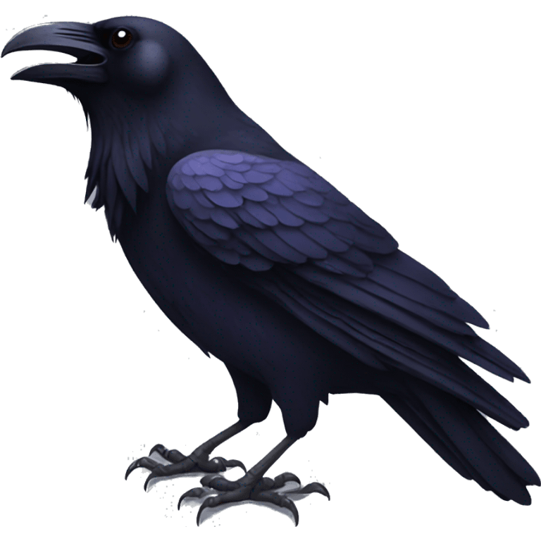 Raven Cawing  emoji