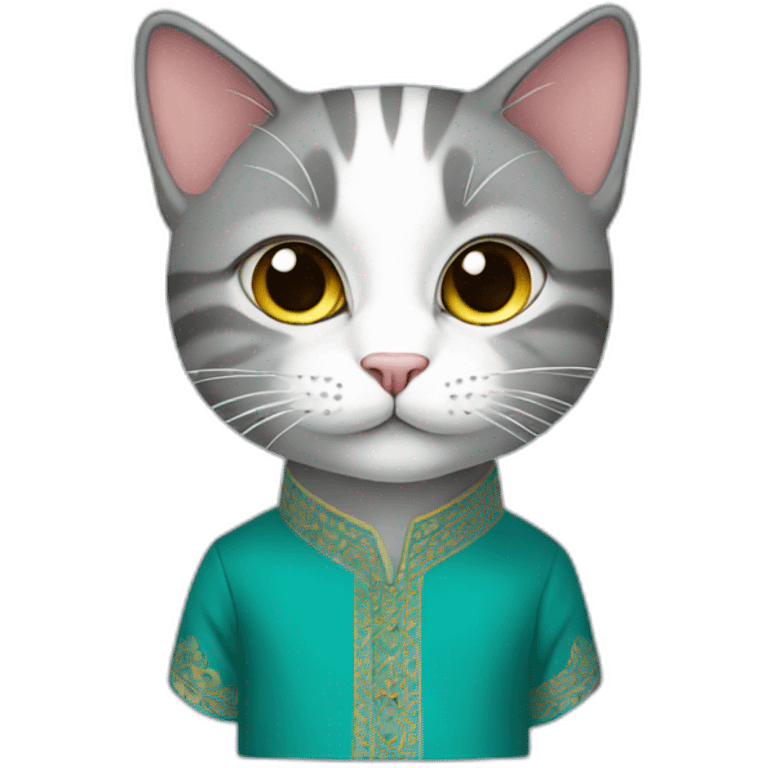 cat in kurta emoji