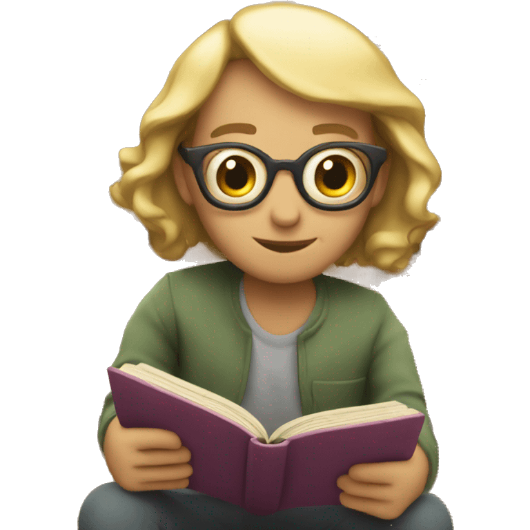 reading a book emoji