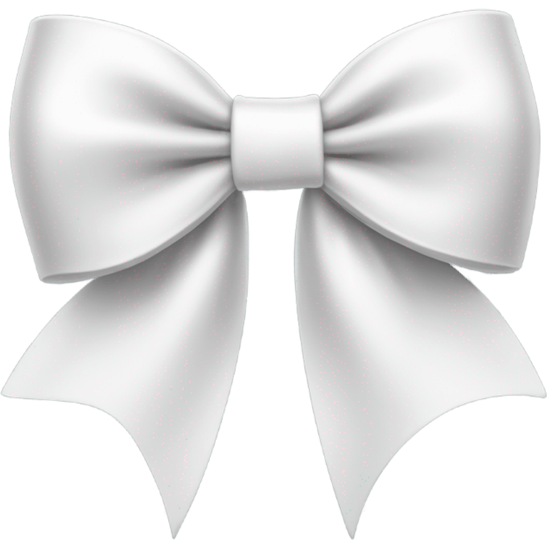 White bow emoji