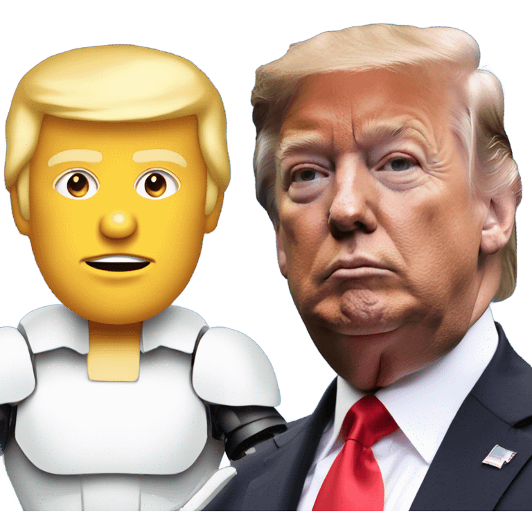 Donald trump and a New Jersey drone emoji