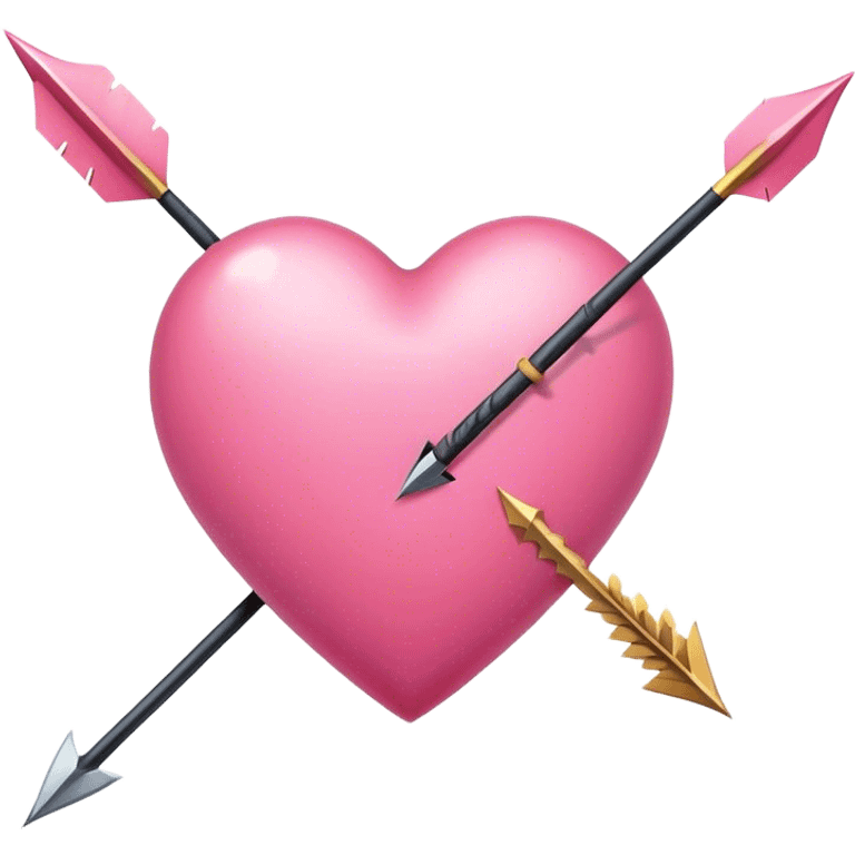 Pink heart with arrow  emoji