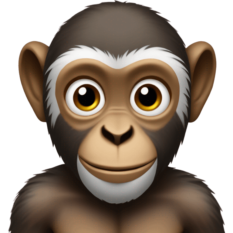 Macaco com casaco emoji