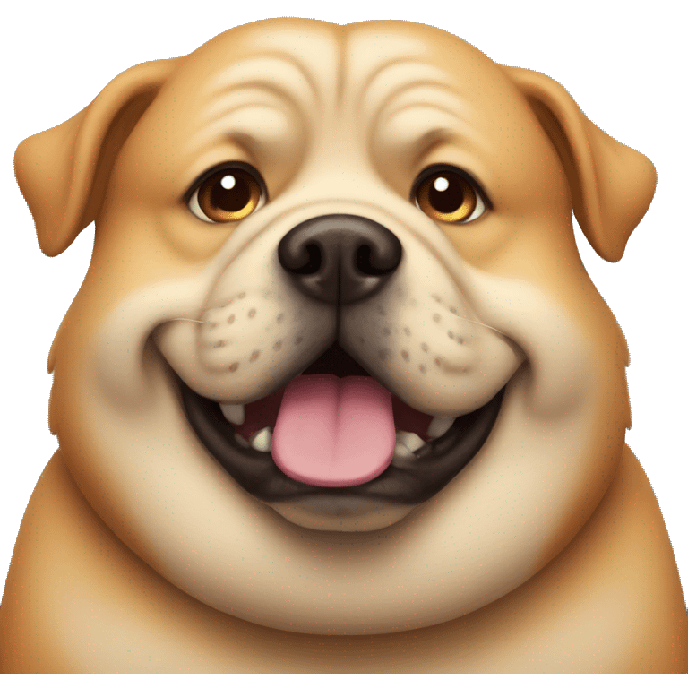 Fat dog emoji