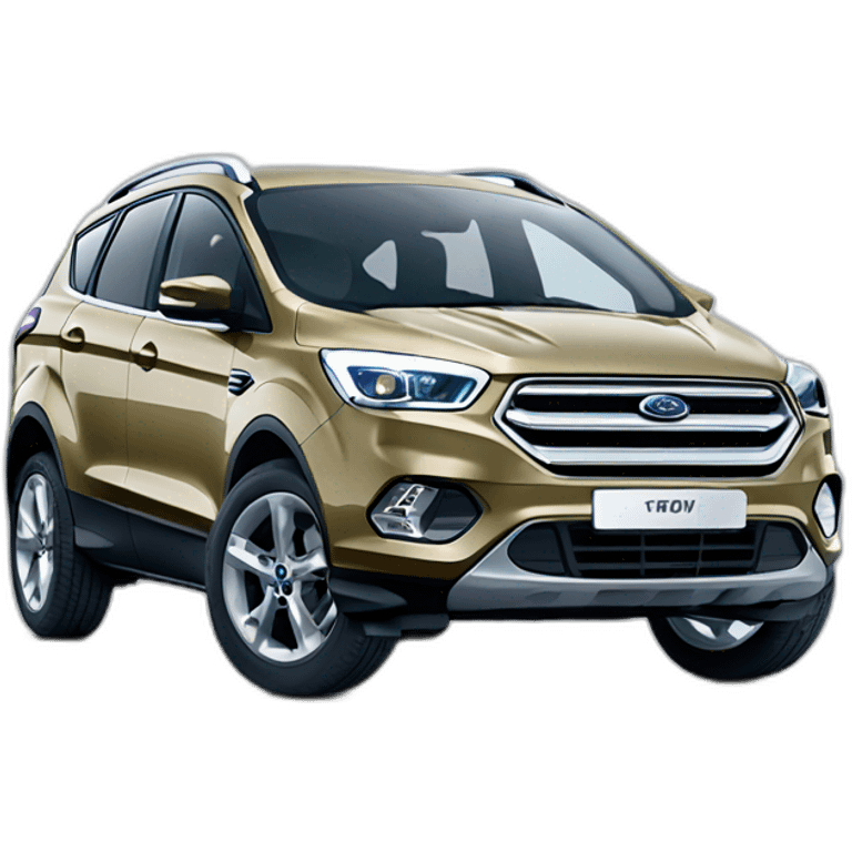 Smiling Ford Kuga SUV emoji