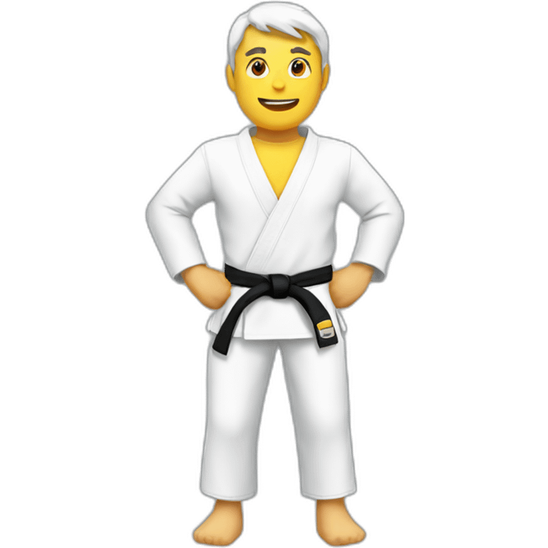 White belt emoji