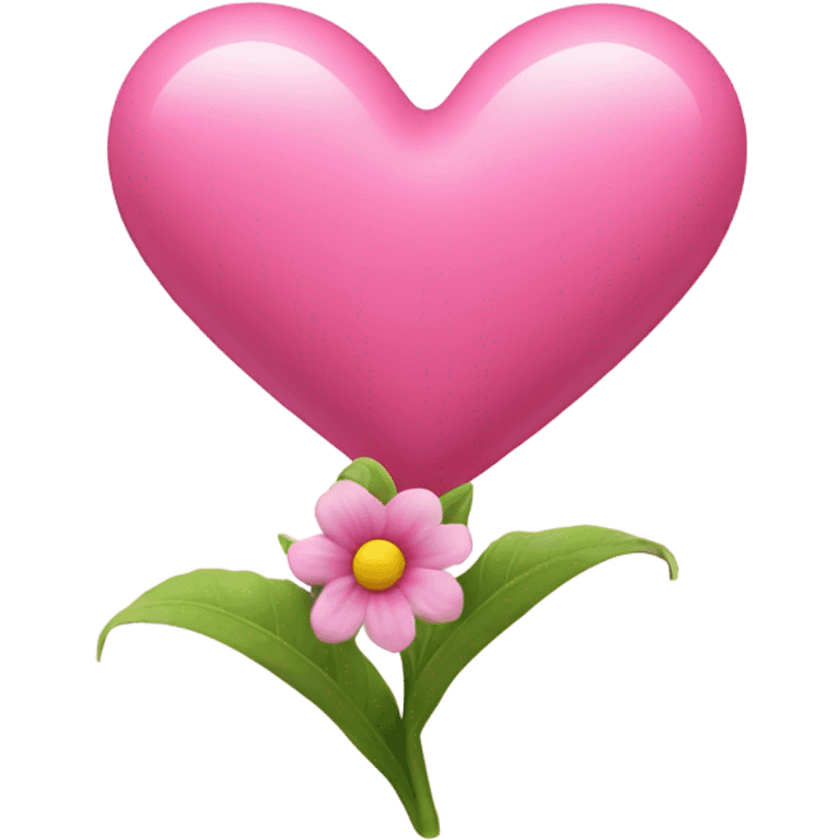 pink heart with flower emoji