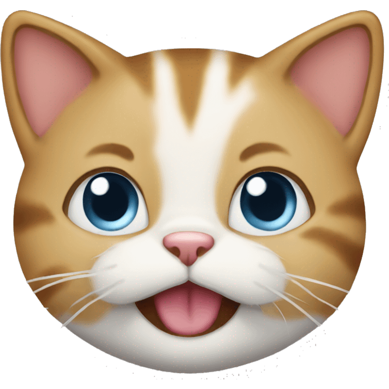 Cat happy emoji