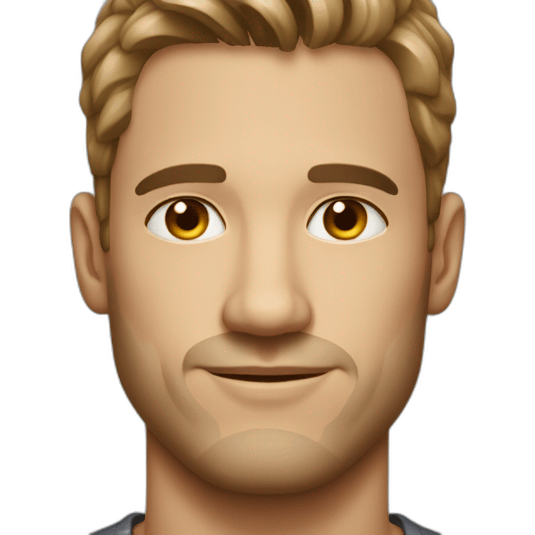 A handsome man in his 30's emoji