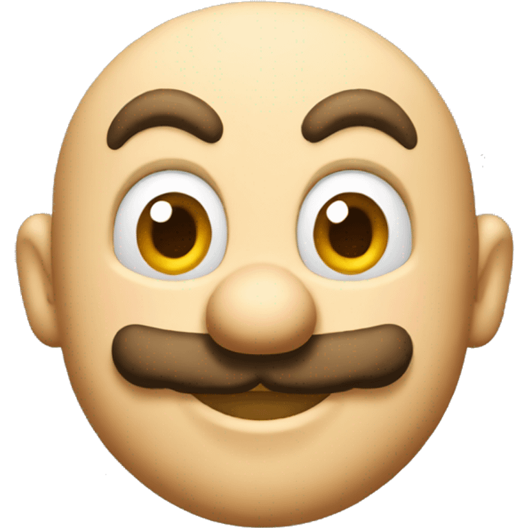 Super mario head  emoji