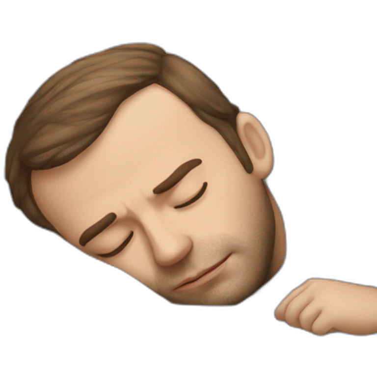 macron sleep emoji