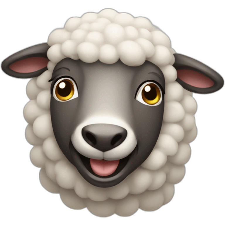 happy sheep emoji