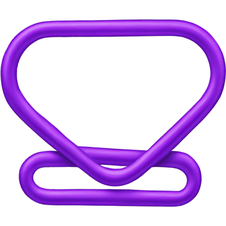 purple paper clip emoji