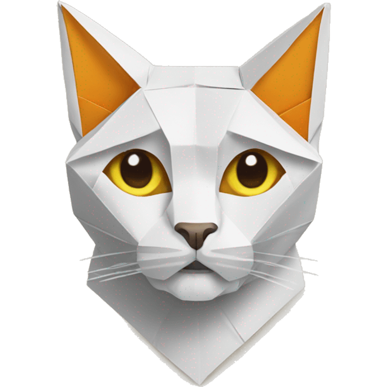 origami cat emoji