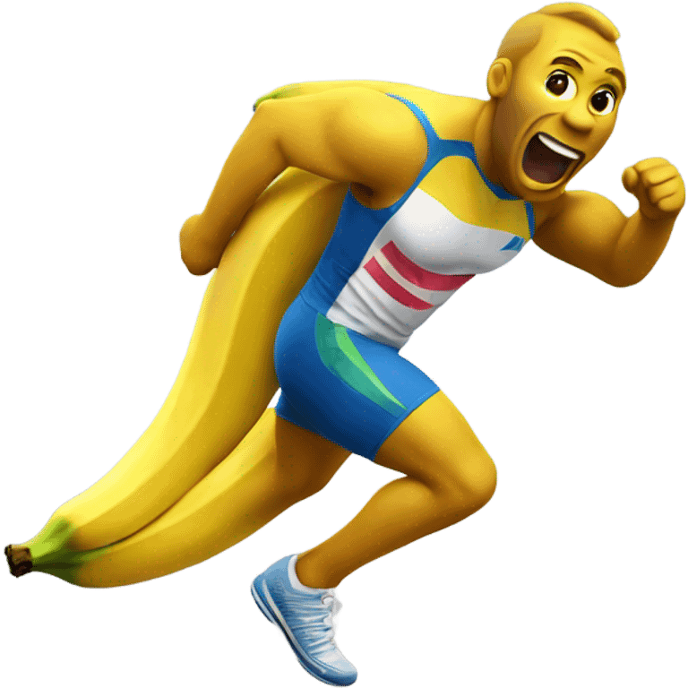 sprinting banana  emoji