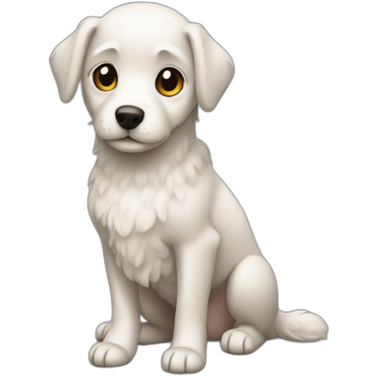 Chien mouton emoji