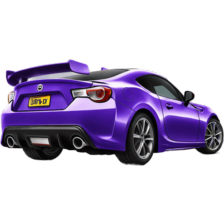 purple gt86 with wing  emoji