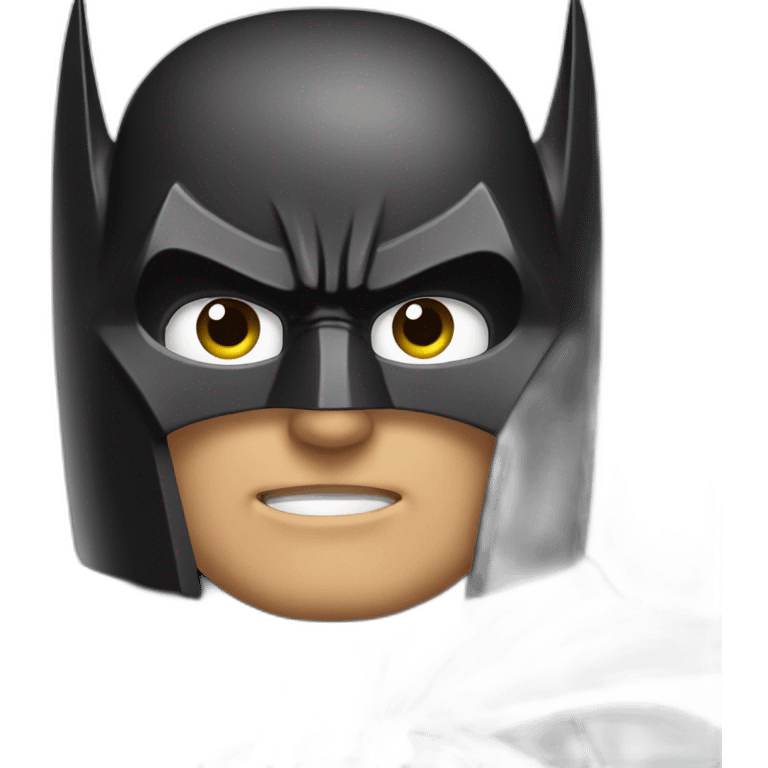 Michael Keaton Batman with cowl on emoji