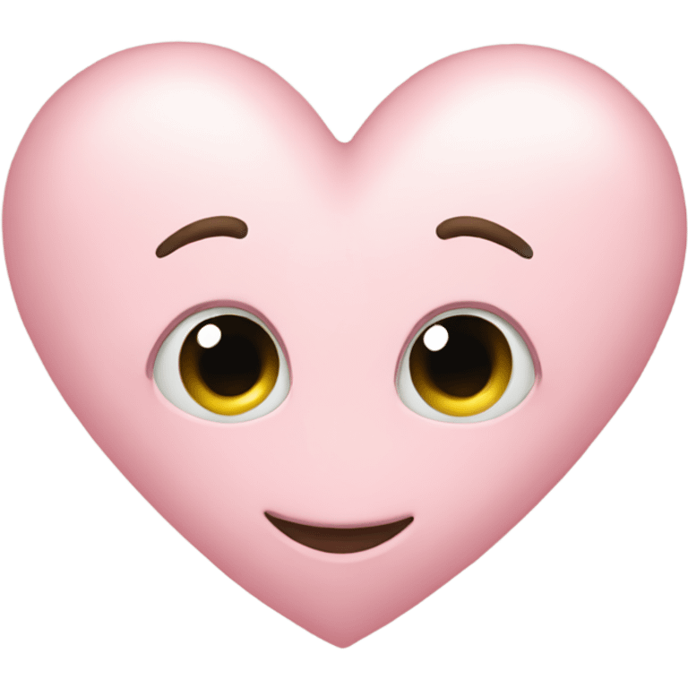 light pink heart emoji