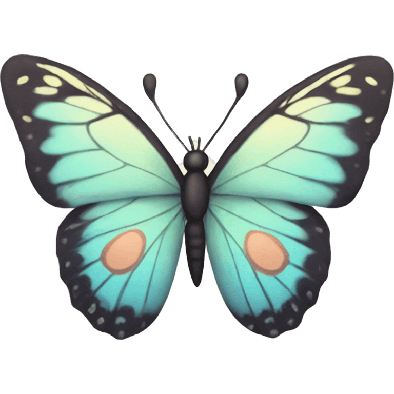 butterfly soft color emoji