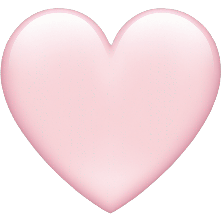 Light pink heart  emoji