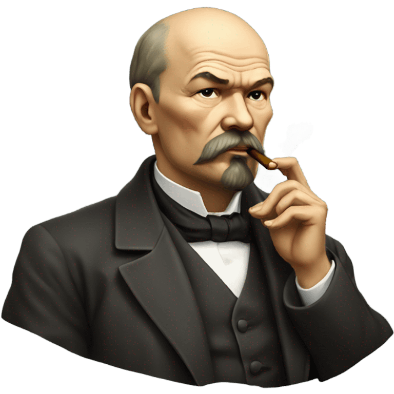 vladimir lenin smoking a pipe emoji